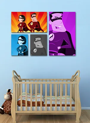 Canvas print wall displays - Wall 3